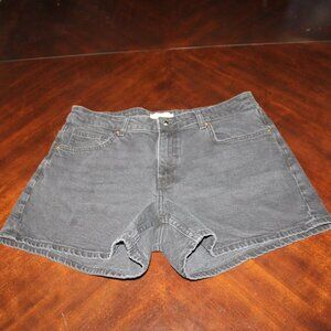 H&M Denim Shorts Dark Wash – Size 12